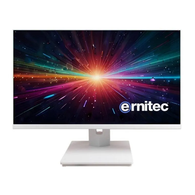 Monitor Ernitec 0070-24124-F-W 24" FullHD 5ms IPS Blanco Altavoces 0070-24124-F-W