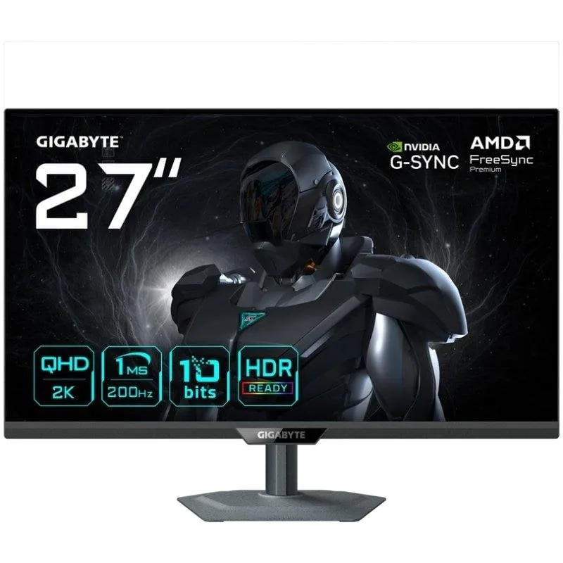 Monitor Gigabyte G27Q2 27" QHD 200Hz IPS 1ms FreeSync Premium G-SYNC HDR10 20VM0-G27Q2BK-1EKR