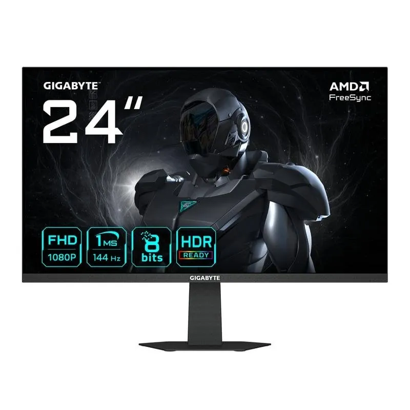 Monitor Gigabyte GS24F14 24" FullHD IPS 144Hz 1ms HDR FreeSync VESA sRGB GS24F14 EK