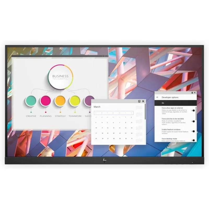 Monitor HP E24 G4 23.8" FullHD 60Hz IPS 5ms USB VESA Altura Ajustable 9VF99A9#ABB