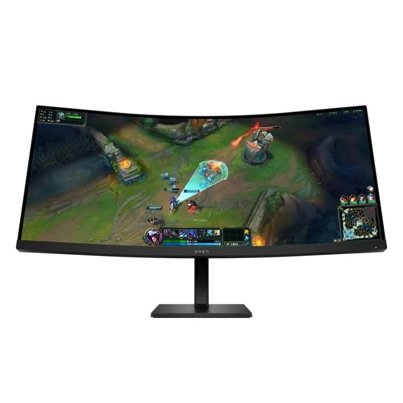 Monitor HP OMEN 34c G2 34" UltraWide Quad HD 180Hz VA Curvo HDR DisplayHDR 400 1 ms AV4C1E9#ABB