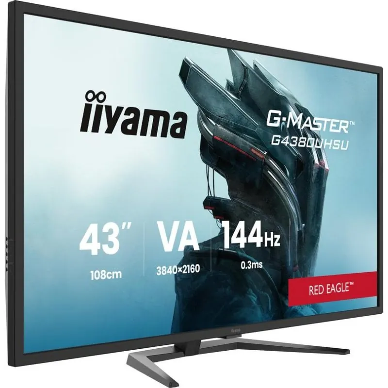 Monitor iiyama G-MASTER G4380UHSU-B2 43" UltraHD 4K 144Hz VA Gaming HDR400 G4380UHSU-B2
