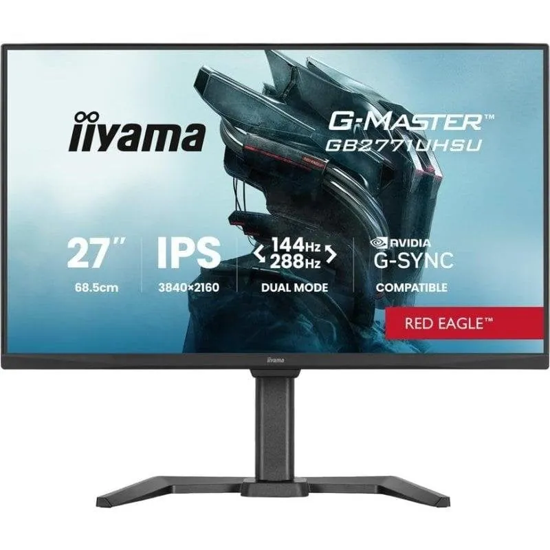 Monitor iiyama G-MASTER GB2771UHSU-B1 27" UltraHD 4K 144Hz IPS FreeSync Premium HDR400 Altura Ajustable GB2771UHSU-B1