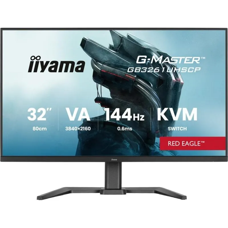 Monitor iiyama G-MASTER GB3261UHSCP-B1 31.5" UltraHD 4K 144Hz VA FreeSync Premium HDR10 Altura Ajustable GB3261UHSCP-B1