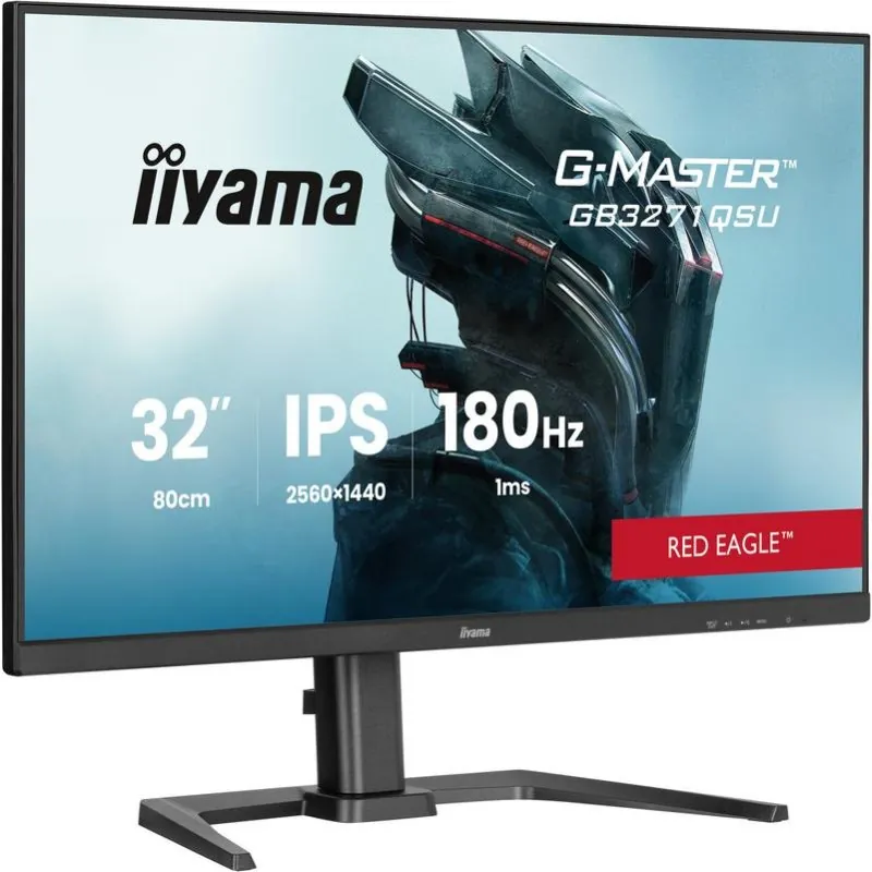 Monitor iiyama GB3271QSU-B2 31.5" Quad HD 180Hz IPS 1 ms FreeSync Premium HDR GB3271QSU-B2