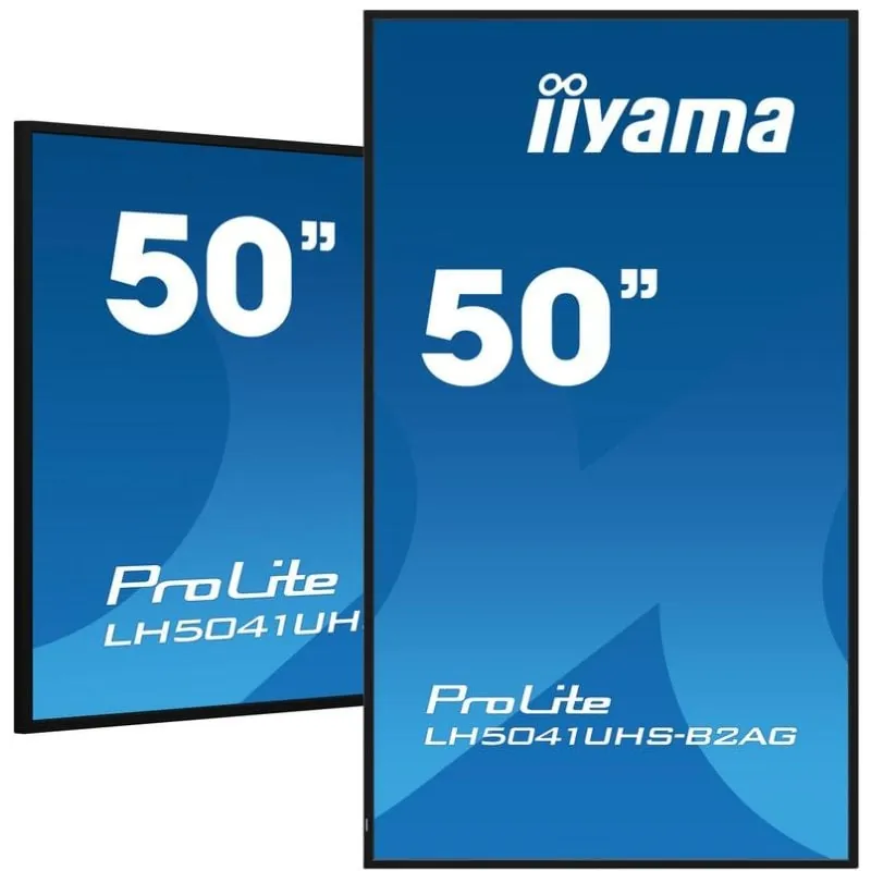 Monitor iiyama LH5041UHS-B2AG 50" UltraHD 4K 60Hz VA Pantalla XL Contraste Alto Sonido Integrado LH5041UHS-B2AG