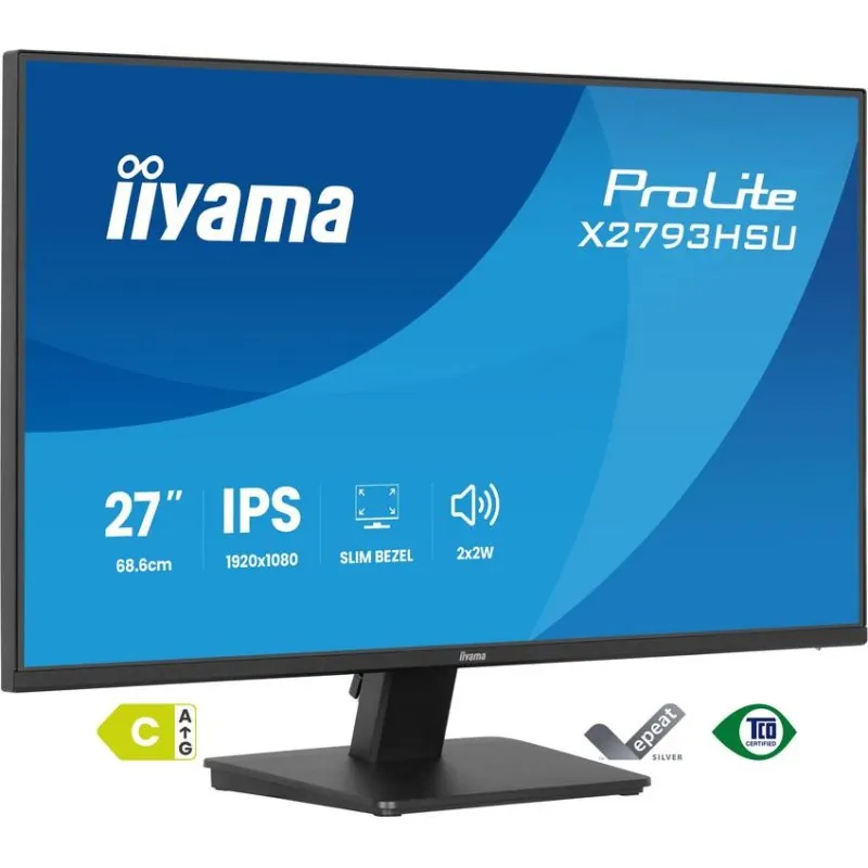Monitor iiyama ProLite X2793HSU-B1 27" FullHD 120Hz IPS USB Altavoces Flicker-Free X2793HSU-B1