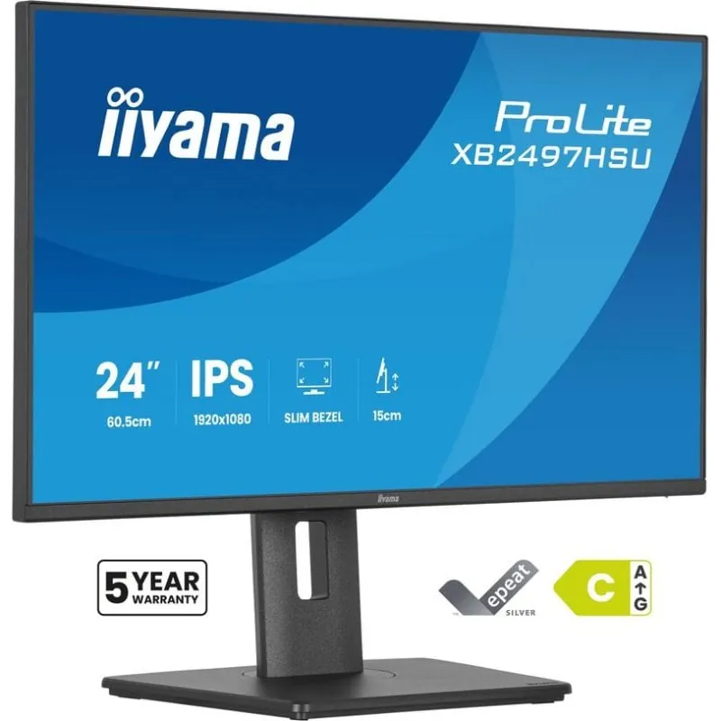 Monitor iiyama ProLite XB2497HSU-B1 23.8" FullHD 120Hz IPS 4 ms Altavoces USB VESA XB2497HSU-B1