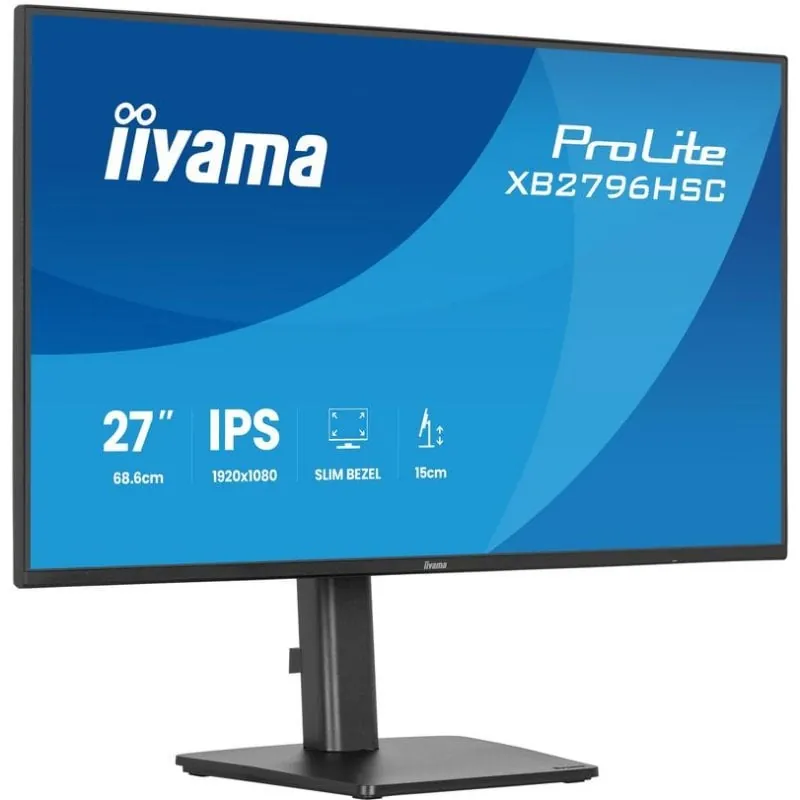 Monitor iiyama ProLite XB2796HSC-B1 27" FullHD 144Hz IPS 3ms Altavoces USB XB2796HSC-B1