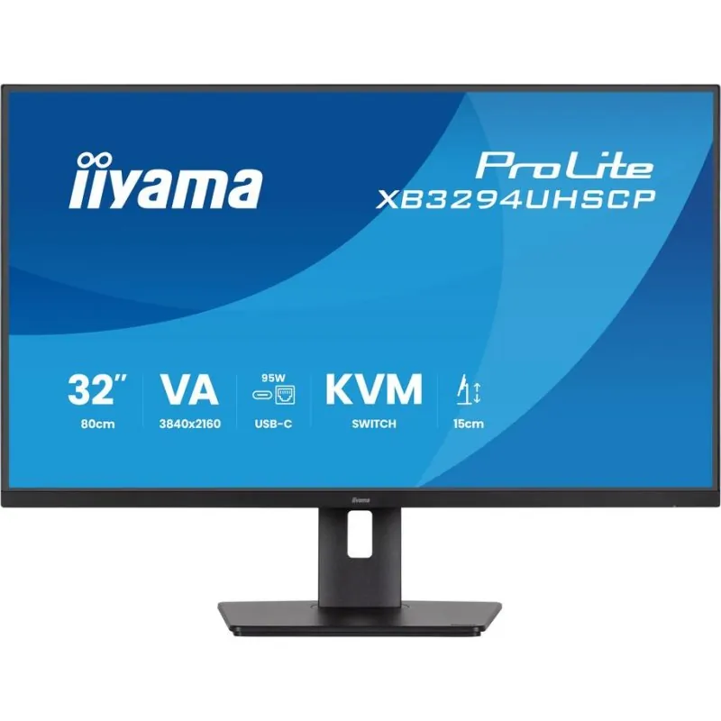Monitor iiyama ProLite XB3294UHSCP-B1 31.5" UltraHD 4K 60Hz VA Flat FreeSync HDR10 2ms USB-C Altura XB3294UHSCP-B1