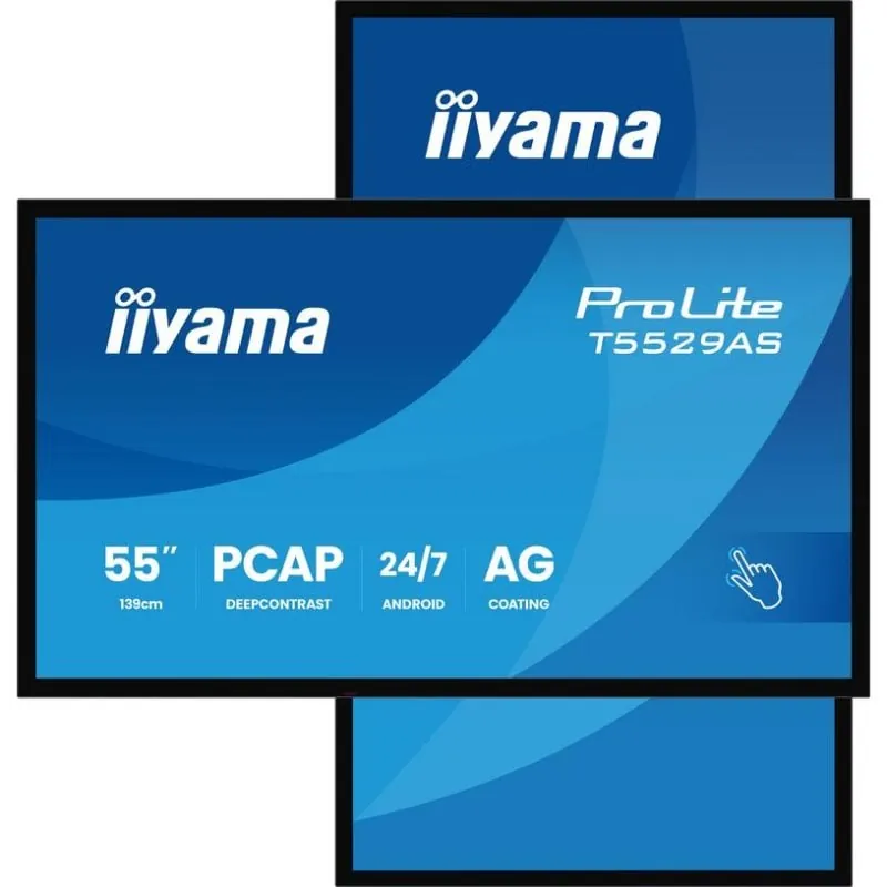 Monitor iiyama T5529AS-B1AG 55" UltraHD 4K 60Hz VA Táctil Wi-Fi Android T5529AS-B1AG