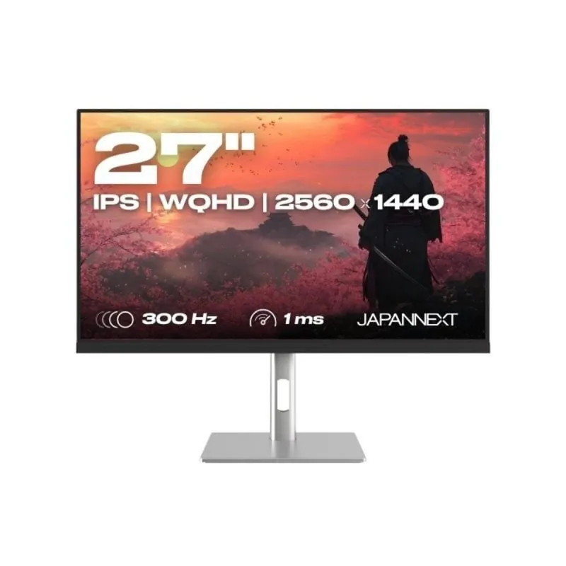 Monitor JAPANNEXT 27" WQHD 300Hz IPS G-Sync FreeSync HDR Altura/Incl. Altavoces JN-IPS27G300Q-HSP