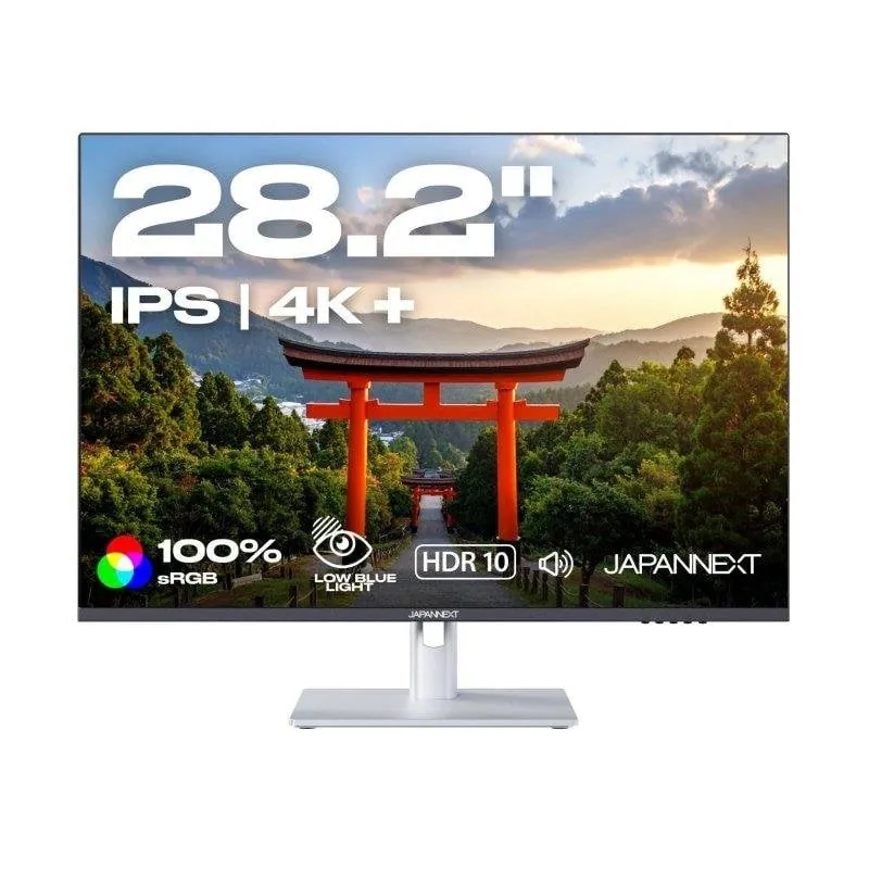 Monitor JAPANNEXT JN-282i4KP-HSP 28" UltraHD 4K+ 60Hz IPS HDR Altura Ajustable Altavoces FreeSync G-Sync JN-282i4KP-HSP