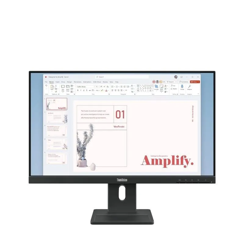 Monitor Lenovo ThinkVision E24-40 23,8" IPS FullHD 100Hz Altura Ajustable sRGB 99% 64BAMAR1EU