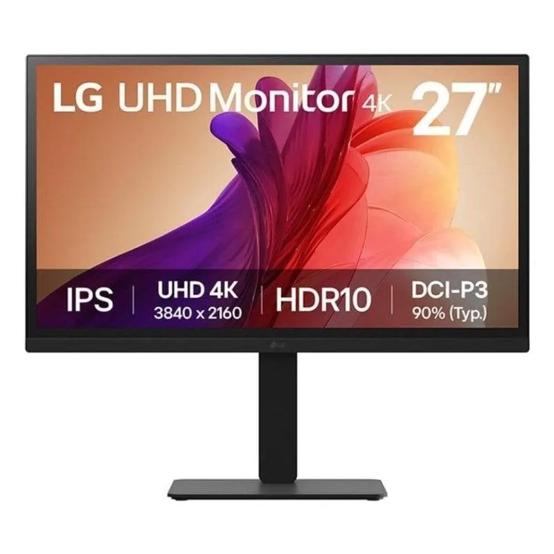 Monitor LG 27BA45U-B 27" UltraHD 4K 60Hz IPS HDR10 Ajuste en altura 27BA45U-B