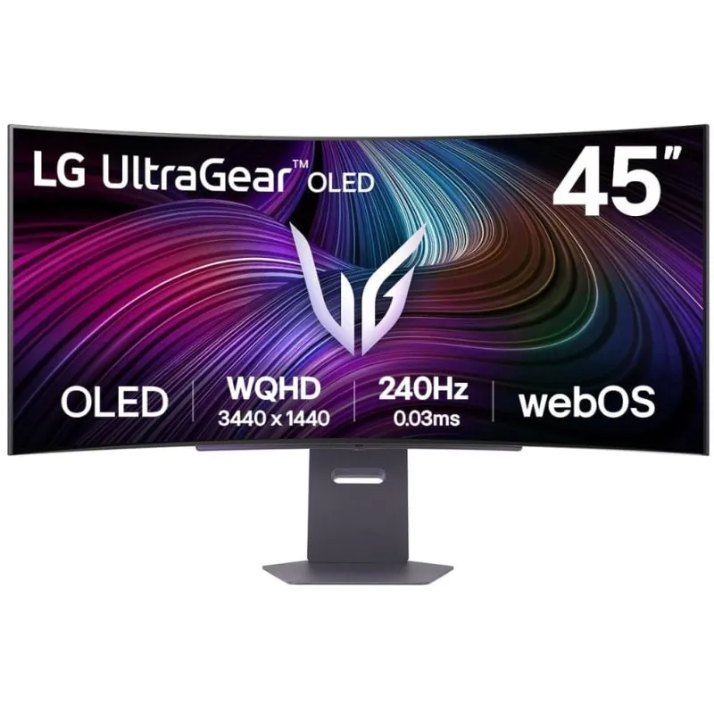 Monitor LG 45GX90SA-B 45" 3440x1440 240Hz OLED Curvo G-Sync FreeSync Premium 45GX90SA-B