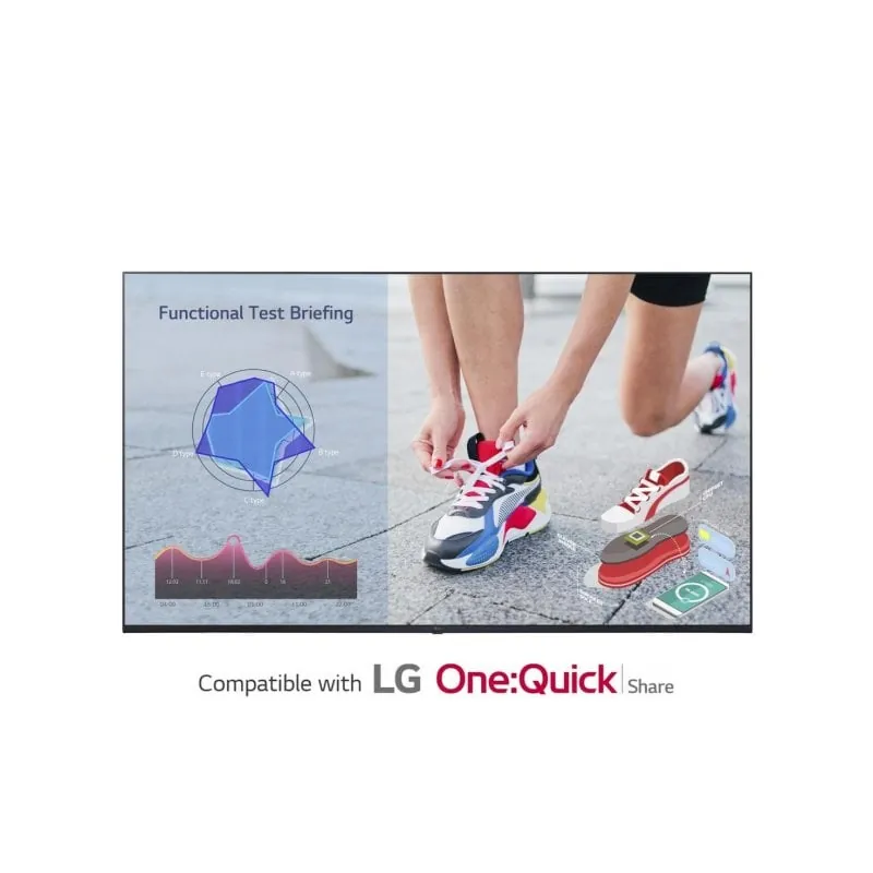 Monitor LG 55UL3J-M 55" UltraHD 4K 60Hz ADS WiFi WebOS Panel Indoor SoC 55UL3J-M