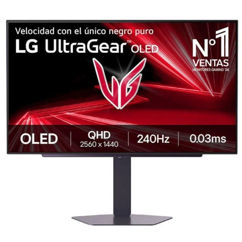 Monitor LG UltraGear 27GX704A 27" QHD 240Hz OLED 0,03ms FreeSync G-Sync HDR True Black 400 27GX704A-B