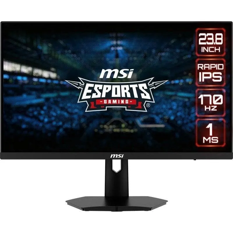 Monitor MSI G244F 23,8" FullHD 170Hz IPS FreeSync Premium 1ms sin marco 9S6-3BB4CH-001