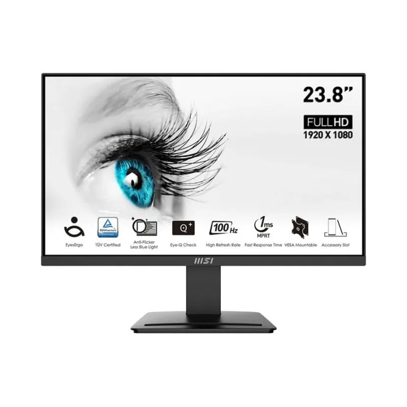 Monitor MSI PRO MP2412DE 23,8" FullHD 100Hz VA FreeSync Sin Marcos PRO MP2412DE