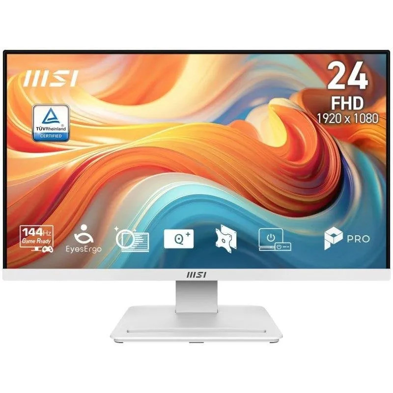 Monitor MSI PRO MP241W E14V 23,8" FullHD 144Hz VA Plano 1ms Adaptive-Sync 9S6-3PE1CH-034