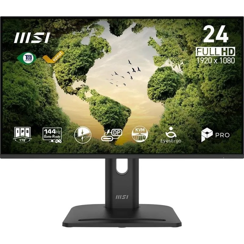 Monitor MSI Pro MP245PHGN 23,8" FullHD 144Hz IPS FreeSync Altura Ajustable PRO MP245PHGN E14