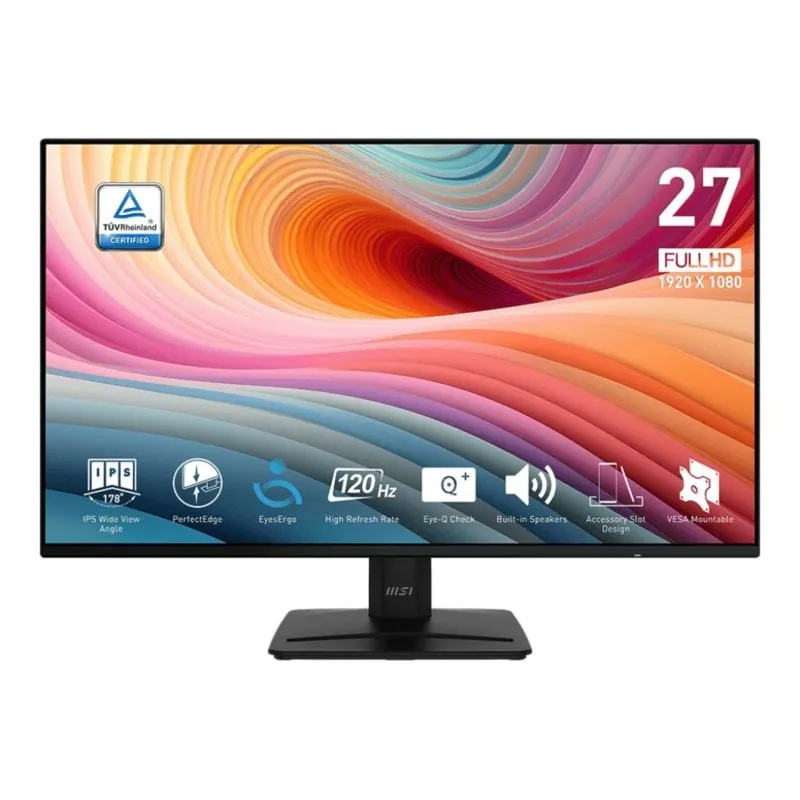 Monitor MSI PRO MP271A E2 27" FullHD 120Hz IPS Altavoces FreeSync Tiempo de Respuesta 1ms PRO MP271A E2