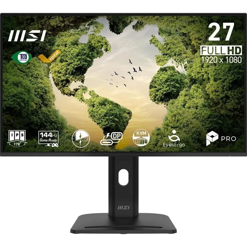 Monitor MSI Pro MP275PHGN 27" FullHD 144Hz IPS Altavoces Ajuste de altura PRO MP275PHGN E14