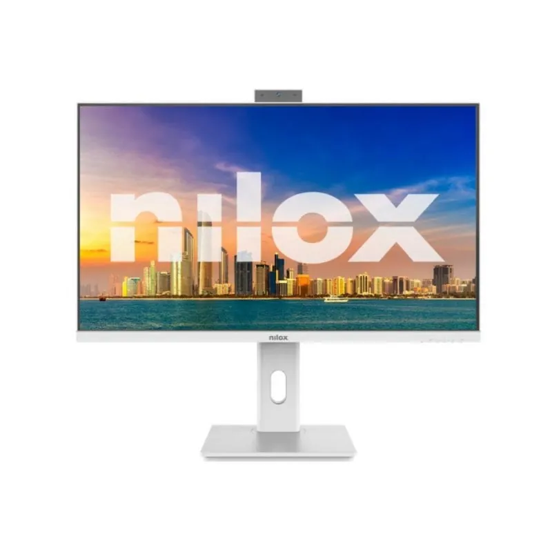 Monitor Nilox NXM24RWEB02W 24" Full HD 120Hz IPS Blanco Altavoces y Cámara Integrados Pivot VESA NXM24RWEB02W