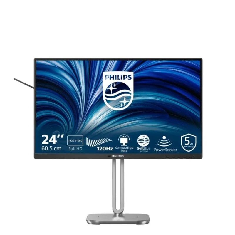 Monitor Philips 24B2N4200/00 23.8" FullHD 120Hz IPS Altura Ajustable USB Altavoces 4ms 24B2N4200/00