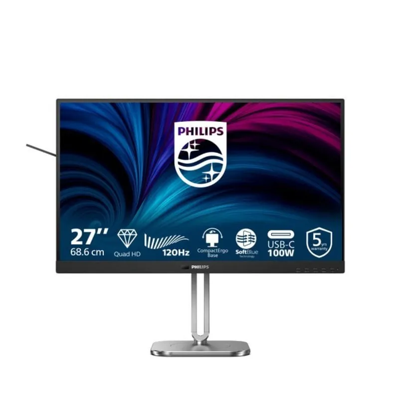 Monitor Philips 27B2U4601/00 27" Quad HD 120Hz IPS USB-C 4ms Altavoces 27B2U4601/00