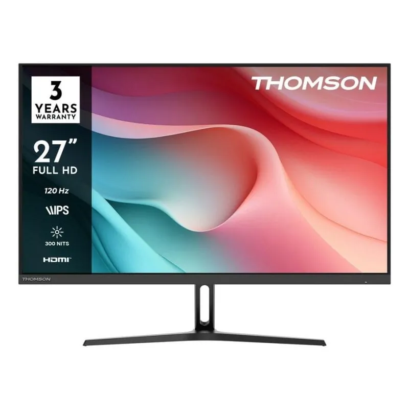 Monitor Thomson M27FB2Y15 27" FullHD 120Hz IPS HDR10 Altavoces USB-C VESA M27FB2Y15