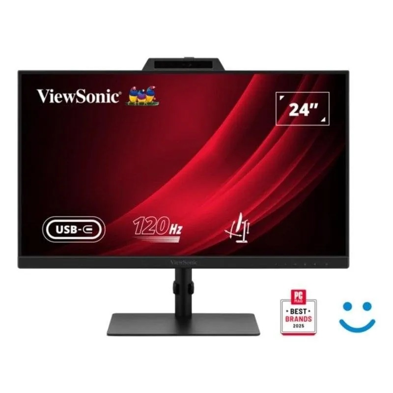 Monitor Viewsonic VG2441V 24" FullHD 120Hz IPS Webcam Altura Ajustable VG2441V
