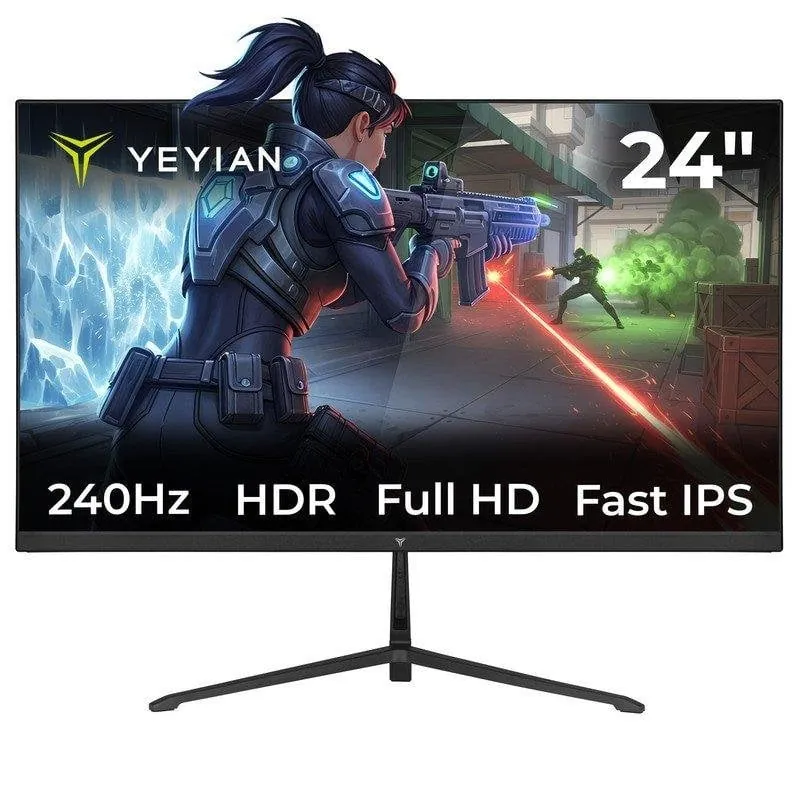 Monitor Yeyian Elysium 24 24" FullHD 240Hz Fast IPS FreeSync 1ms HDR YMF-FP24-M1