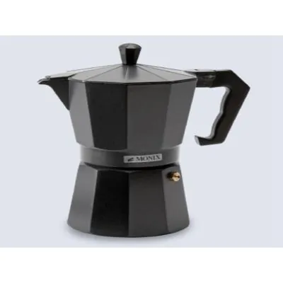 Monix Vitro Noir Cafetera Italiana 12 Tazas M640012