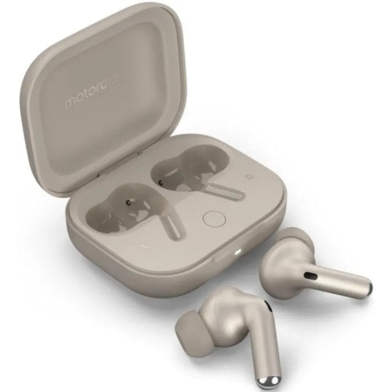 Motorola Buds Plus Sound by Bose Auriculares Inalámbricos con Autonomía de 30h Gris PG38C05742