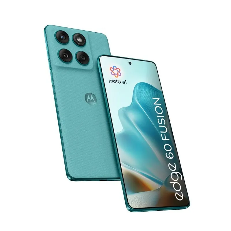 Motorola Edge 60 Fusion 8GB 256GB 6.67" P-OLED 5G Dual SIM Cámara 50MP Android 15 Turquesa PB7E0035PL