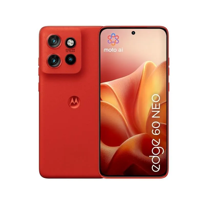 Motorola Edge 60 Neo 8GB 256GB 6.36" P-OLED 5G Dual SIM Cámara 50MP Android 15 Rojo PBA80035IT