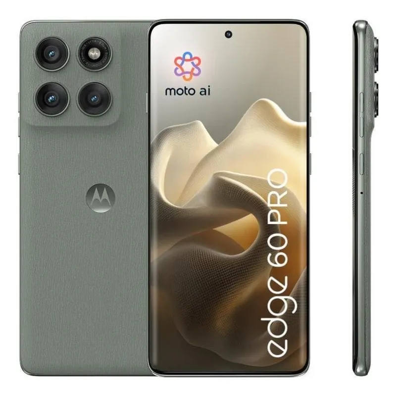 Motorola Edge 60 Pro 8GB 256GB 6.67" P-OLED 5G Dual SIM Cámara 50MP Carga 90W Android 15 Gris 936141