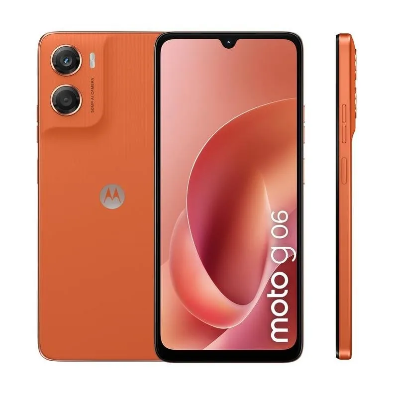 Motorola Moto G06 4G 4GB 128GB 6.88" Naranja PB980028SE