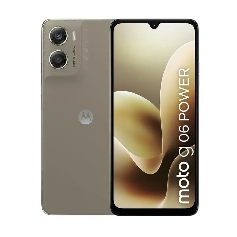 Motorola Moto G06 Power 4GB 256GB 6.88" LCD 4G Dual SIM NFC 7000mAh Android 15 Caqui PBA00003RO