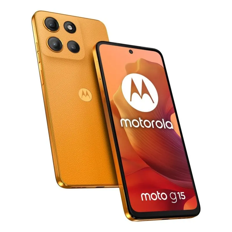 Motorola Moto G15 8GB 128GB 6.72" LCD 4G Dual SIM NFC Turbo Charge Android 15 Naranja PB6E0015PL
