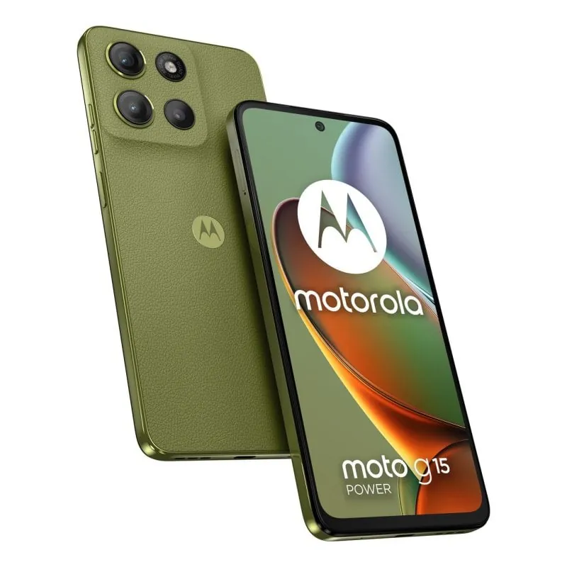 Motorola Moto G15 Power 8GB 256GB 6.72" LCD 4G Dual SIM Batería 6000mAh NFC IP54 Android 15 Verde PB6G0002PL