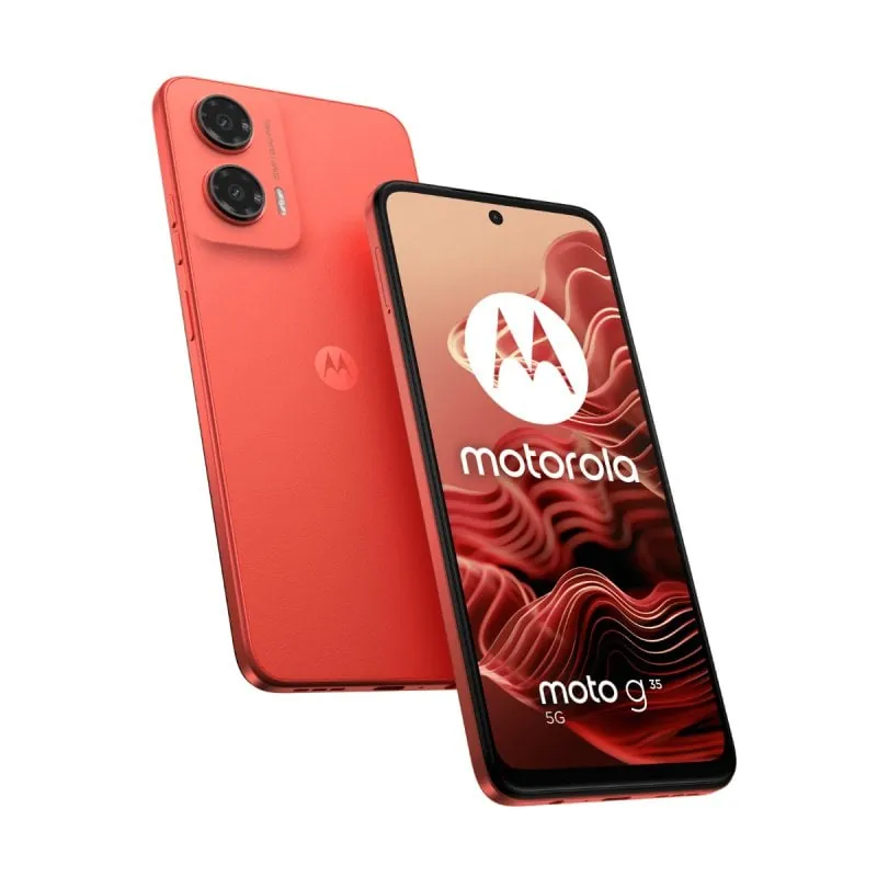 Motorola Moto G35 4GB 128GB 5G Pantalla 120Hz Dual SIM Rojo Gorilla Glass 3 0840023269172