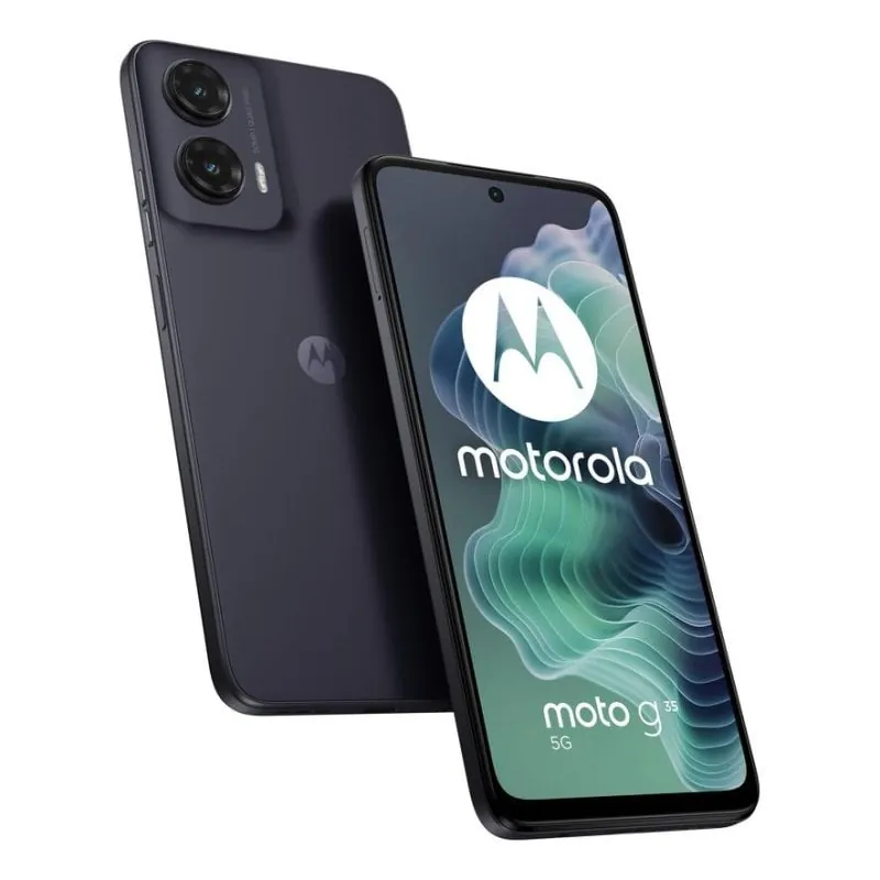 Motorola Moto G35 5G 8GB 128GB 6.72" LCD 120Hz Dual SIM Cámara 50MP NFC IP54 Android 14 Negro PB3K0039PL