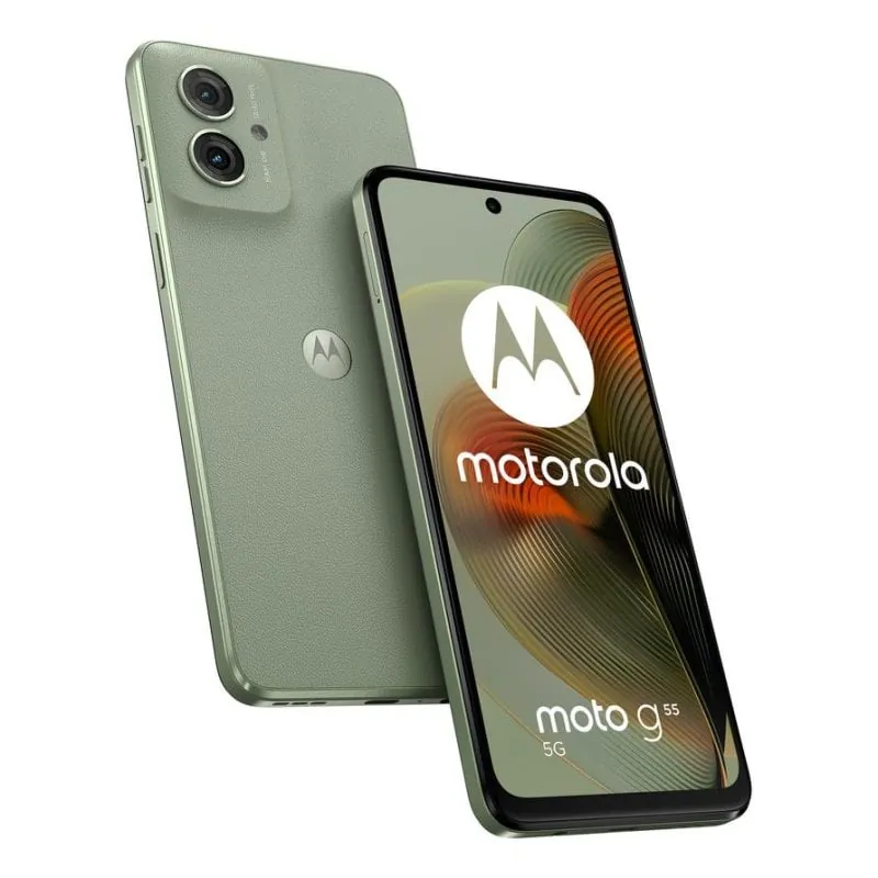 Motorola Moto G55 12GB 256GB 6.49" LCD 120Hz 5G Dual SIM Cámara 50MP NFC IP54 Android 14 Verde PB5U0034PL