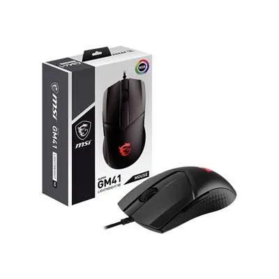 MSI Clutch GM41 Lightweight V2 Ratón Óptico Gaming RGB 16000DPI S12-0400D20-C54