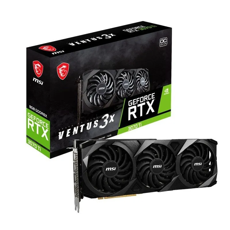 MSI GeForce RTX 3070 Ti VENTUS 3X OC 8GB GDDR6X 912-V505-013