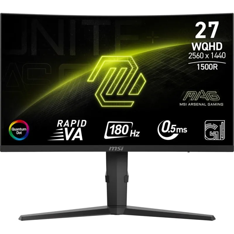MSI MAG 275CQRF QD E2 27" LED Rapid VA QHD 180Hz 0.5ms Curva 9S6-3CD04H-027