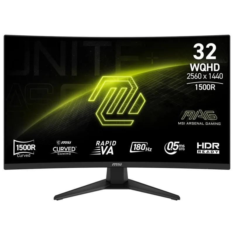 MSI MAG 321CQF E18 31.5" LED Rapid VA QHD 180Hz 0.5ms Adaptive Sync Curva 9S6-3DE04T-001